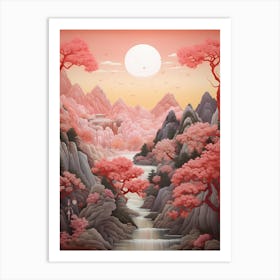 Asian Landscape 1 Art Print