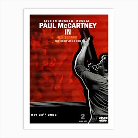 Paul Mccartney Live In Red Square 2003 Poster Art Print