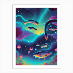 Psychedelic Painting 6 Art Print