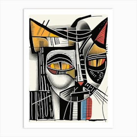 Cat'S Eye Style Abstract Art Print