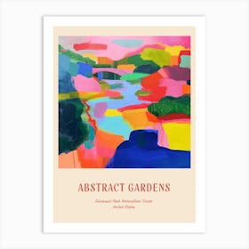 Colourful Gardens Fairmount Park Horticulture Center Usa 2 Red Poster Art Print