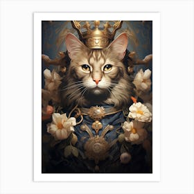 King Cat 1 Art Print