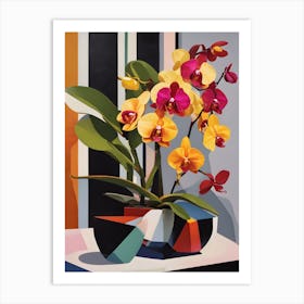 Phalaenopsis Orchids Abstract 2 Art Print