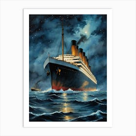 Majestatic Titanic Art Print