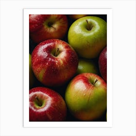Red And Green Apples Art Print