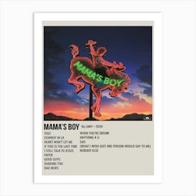 Mama S Boy By Lany 2020 Poster 1 Art Print