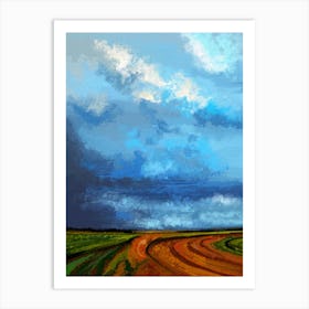 A Road To Sky Art Print