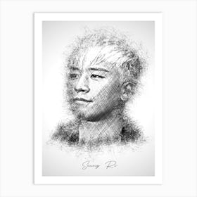 Seung Ri Big Bang Art Print