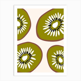 Kiwi Fruit Art Print