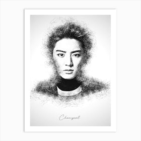 Chanyeol Exo Art Print