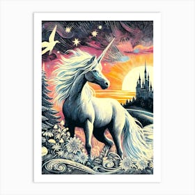 Creative Horse Beauty Illustration Nr 178 Art Print