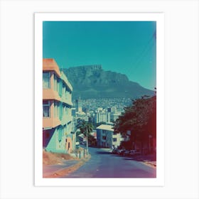 Cape Town Retro Polaroid Inspired 3 Art Print