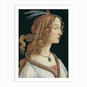 Sandro Botticelli Lady Of The Lake Art Print