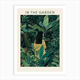 In The Garden Poster Green 8 Art Print