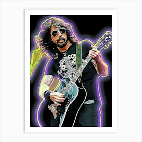 Dave Ghrol Perform Art Print