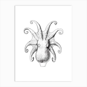Inkpress Squid Art Print