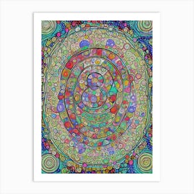 Psychedelic Painting 7 Art Print