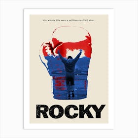 Rocky Balboa glove Art Print