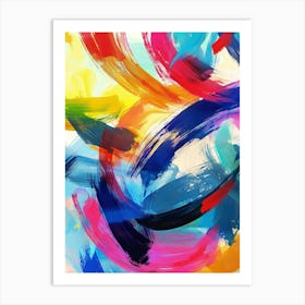 Colorful Background In Abstract 1 Art Print