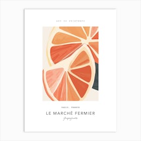 Grapefruits Le Marche Fermier Poster 5 Art Print