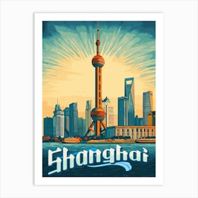 Shanghai Travel Art Print