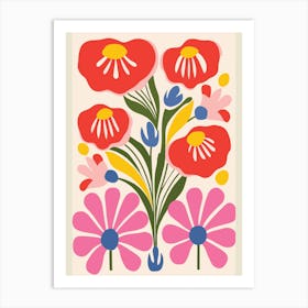 Swedish Folk Art Art Print