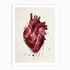 Heart Canvas Print Art Print