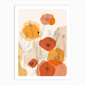 Poppies 107 Art Print