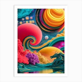 Psychedelic Art Art Print