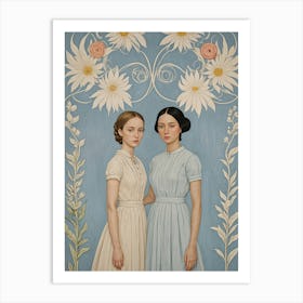 Two Sisters Art Print