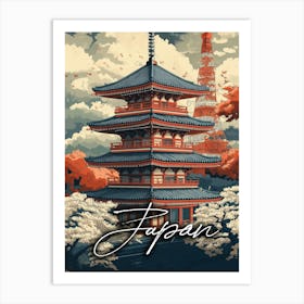 Vintage Travel Poster: Explore the Allure of Japan Poster Art Print