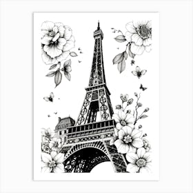 Paris Eiffel Tower 6 Art Print