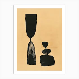 Three Vases 8 Art Print