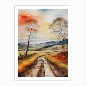 Road To Scotland.3 Art Print