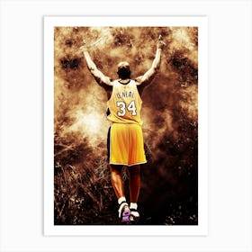 Shaquille O Neal Art Print