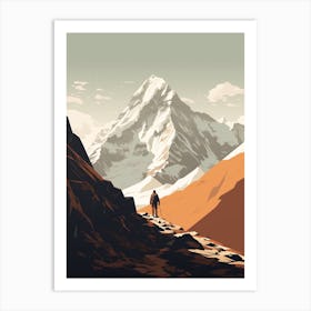 Salkantay Trek Peru 1 Hiking Trail Landscape Art Print