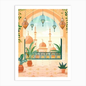 Islamic Background 2 Art Print