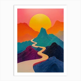 'Sunrise' 91 Art Print