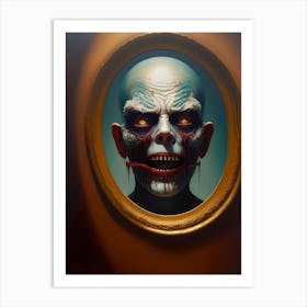 Mr Zombie Art Print