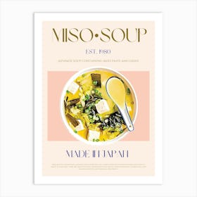 Miso Soup Mid Century Art Print