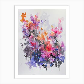 Abstract Watercolor Painting 28 Art Print