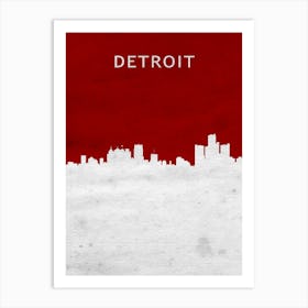 Detroit Michigan Art Print