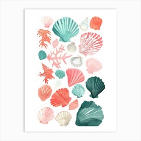 Sea Shells 4 Art Print