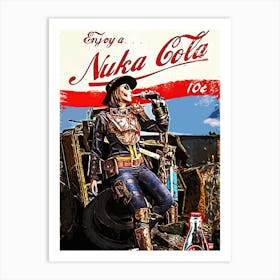 Enjoy A Nuka Cola Art Print