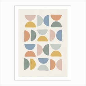 Geometric Shapes 24 2 Art Print