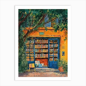 Athens Book Nook Bookshop 2 Art Print