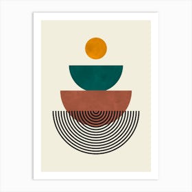 Circle minimalism 2 Art Print