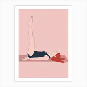 Yoga Pose 9 Art Print