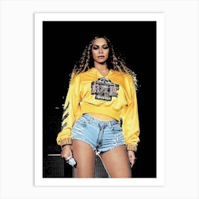 Beyonce 3 Art Print