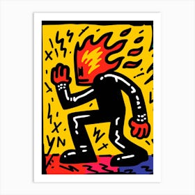 Keith Haring 2 Art Print